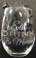 Stemless Wine Glass